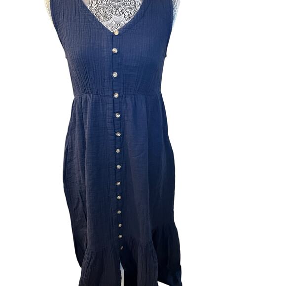 Beach Lunch Lounge Collection Sleevless Linen Dress - Size XS - Picture 4 of 7